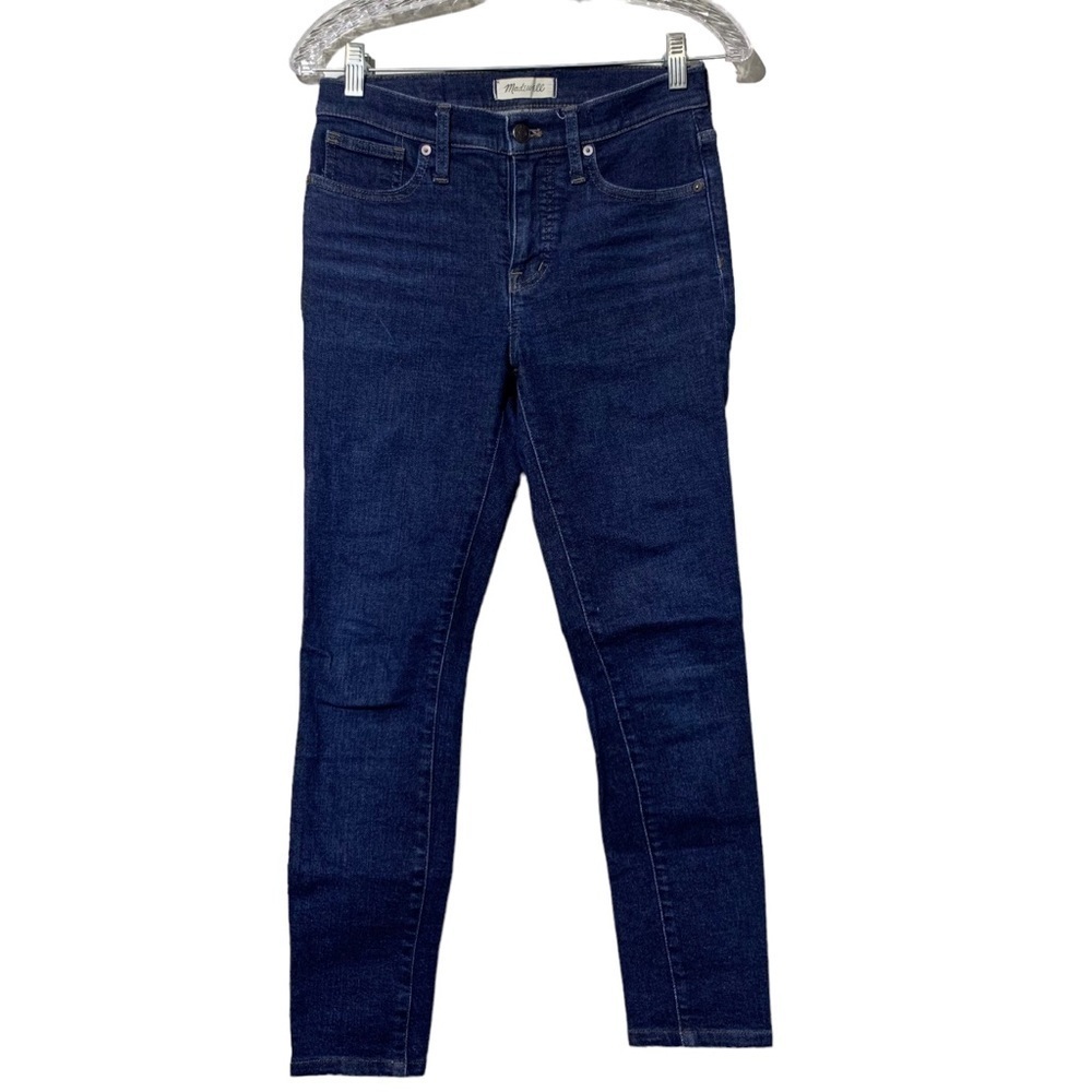 Madewell 9" Mid-Rise Skinny Jeans in Orland Wash: TENCEL™ Denim Edition - Picture 6 of 11